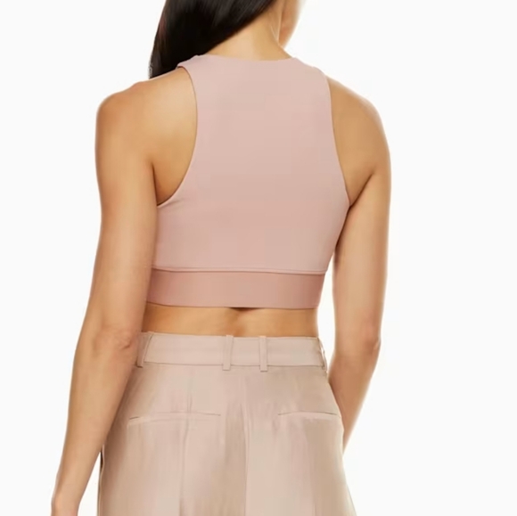 Babaton Aritzia Walter Contour Muscle Tank Sleeveless Crop Top Womens Size Small - Picture 15 of 16
